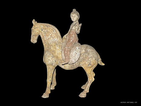 Tang-Horse-&-Detachable-Equestrian-Figure