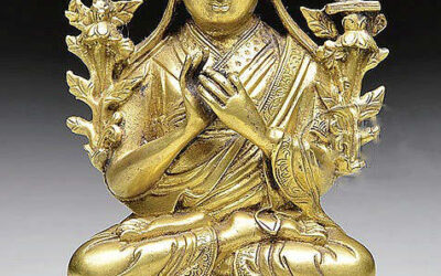 Gilt Bronze Figure Tsong Kha Pa