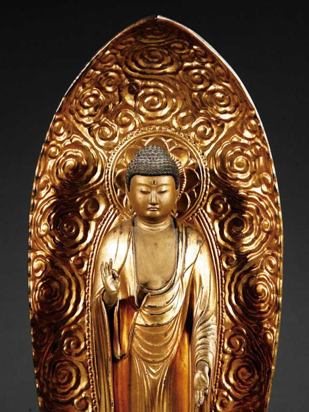 Gilt Japanese Buddha