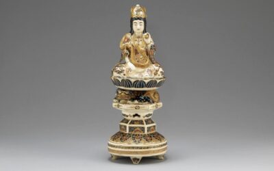 Satsuma figure Bodhisattva, Kwannon