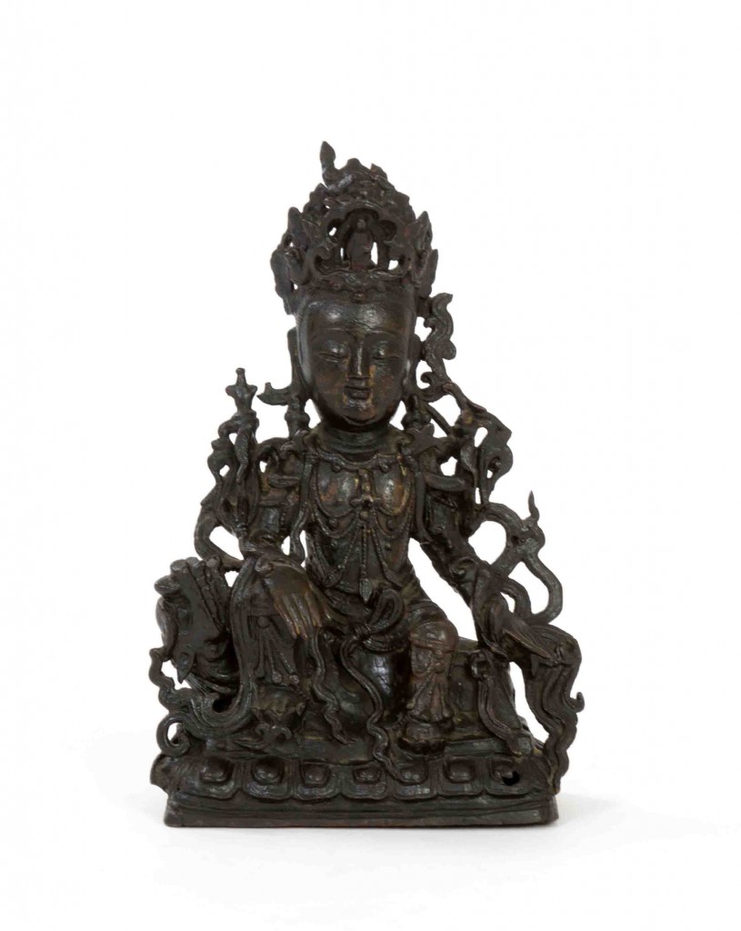 Ming Dynasty Bronze Simhanadalokeshvara