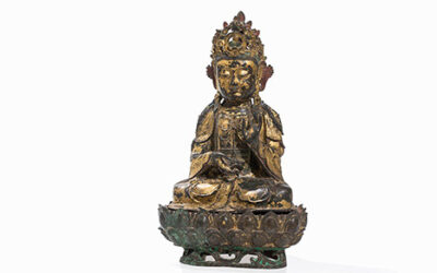 Large Gilded Guanyin Ming