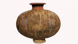 Rare Large Cocoon Vase