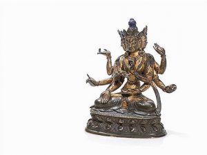 GILT BRONZE USHNISAVIJAYA