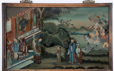CHINESE REVERSE GLASS PAINTING