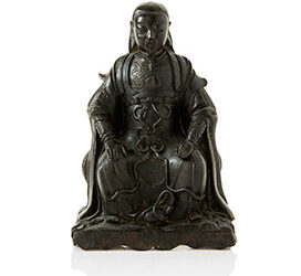 Fine Bronze Figure Zhen Wu