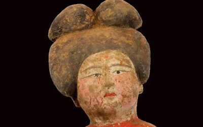 Fat Lady Cradling Dog