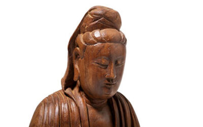 A Chinese Nanmu Guanyin Ming