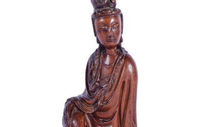 Fine Chinese Boxwood Guanyin