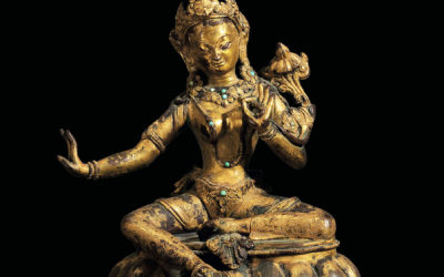 Gilt Bronze Padmapani Nepal
