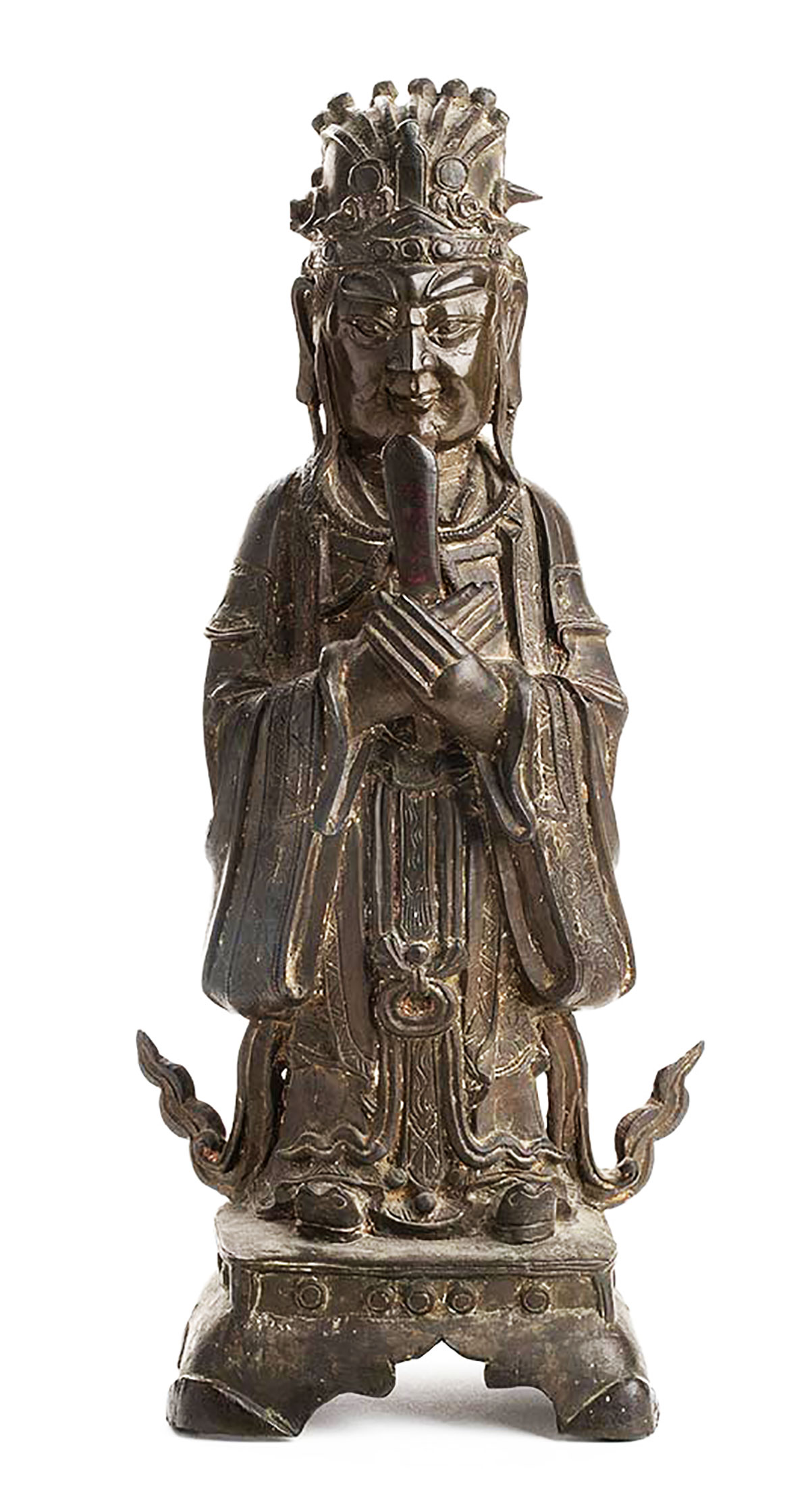 Large Bronze Figure Wenchang (1)