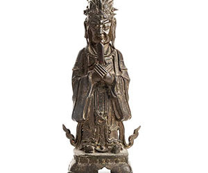 Large Bronze Figure Wenchang