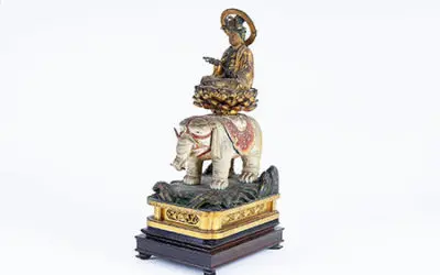 Figure of Bodhisattva Fugen