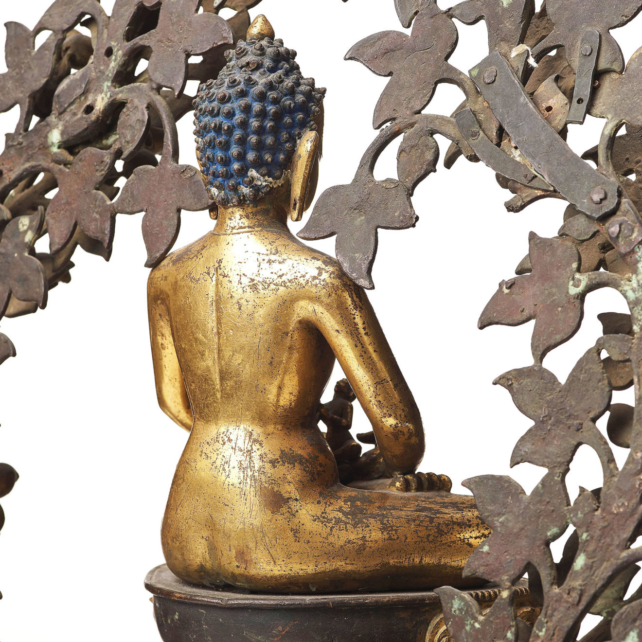 Monumental Gilt Bronze Buddha (19)