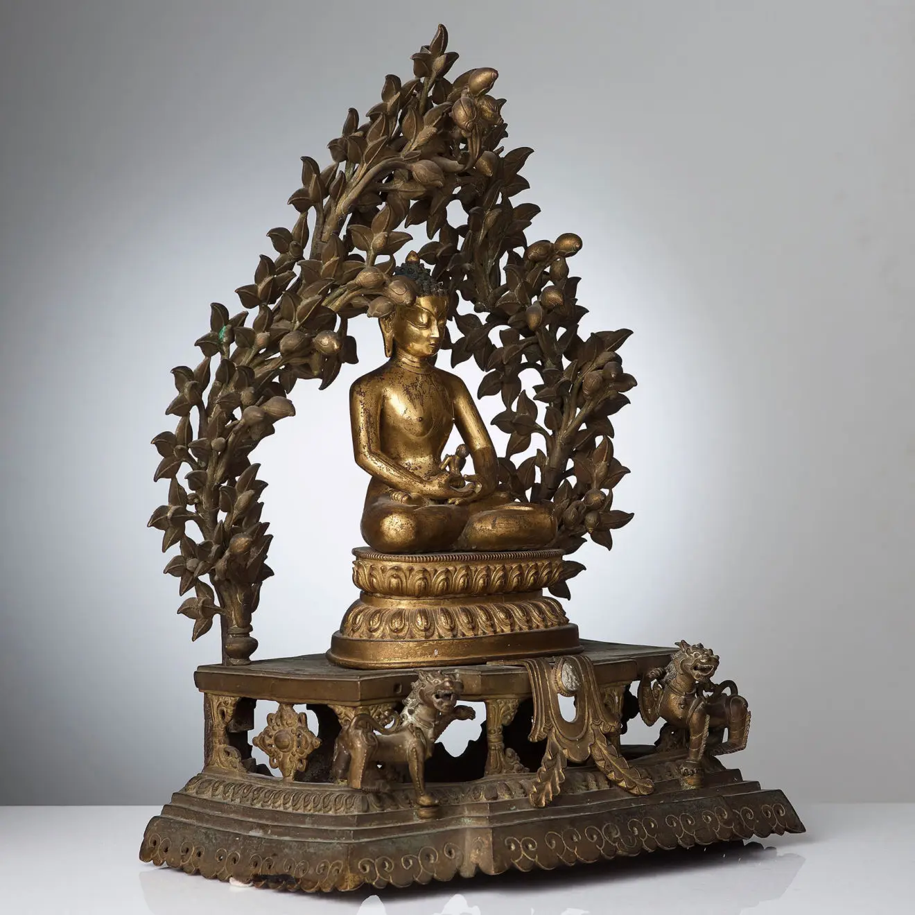 Monumental Gilt Bronze Buddha (6)