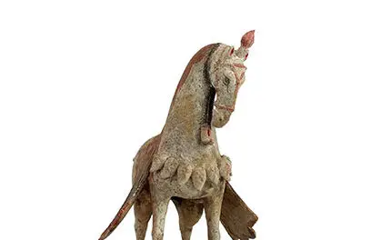 Magnificent Pottery Caparisoned Horse