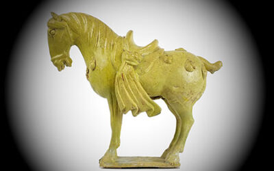 Straw-Yellow Glazed Horse