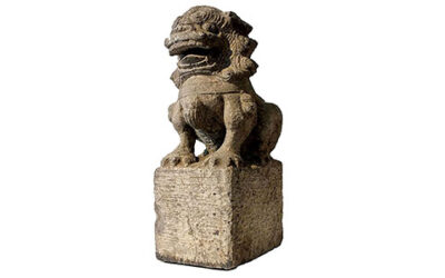 Ming Dynasty Stone Foo Dog