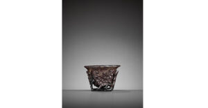 Zitan Floral Libation Cup