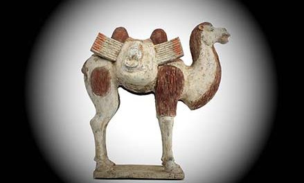 Painted Pottery Bactrian Camel