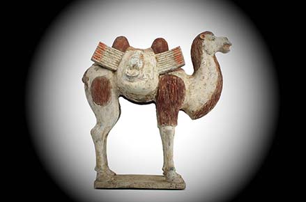 Painted Pottery Bactrian Camel