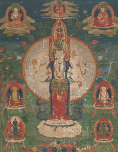 Thangka Eleven Headed Avalokiteshvara - Becker Antiques | Amsterdam