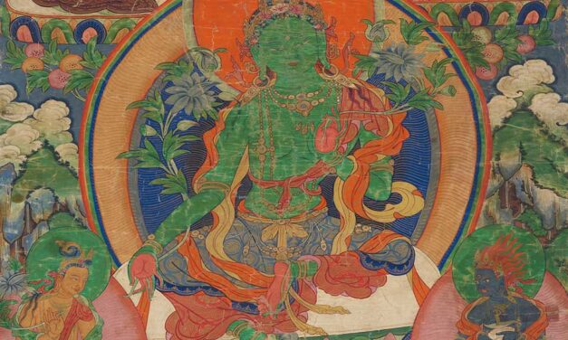 Thangka Depicting Green Tara