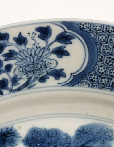 Blue and White Plate Kangxi