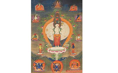 Thangka of Thousand-Armed Avalokiteshvara