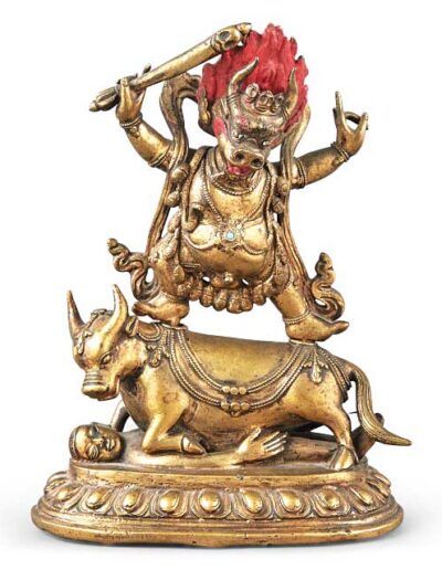 Gilt Bronze Yamadharmaraja