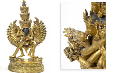 Gilt Bronze Figure Chakrasamvara