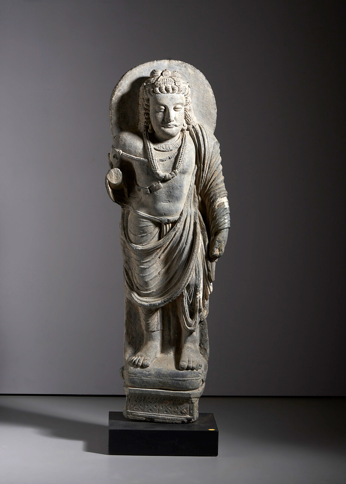 Grey Schist Bodhisattva Gandhara