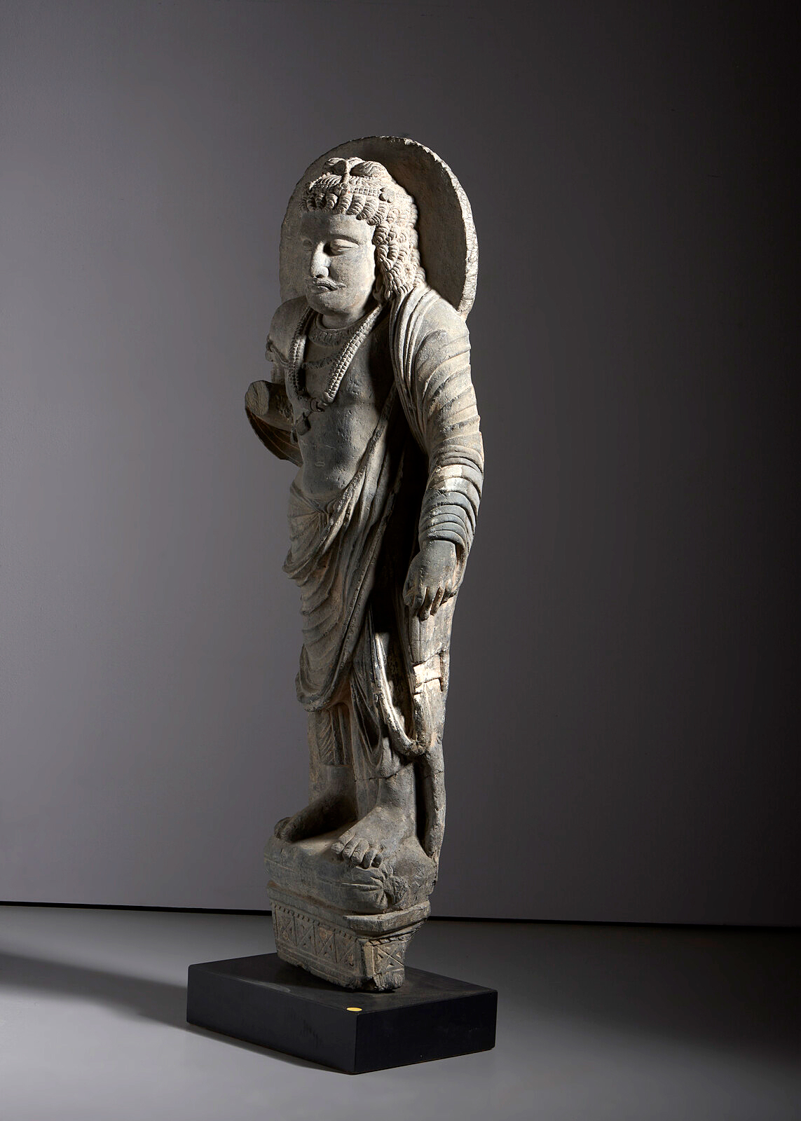 Grey Schist Bodhisattva Gandhara