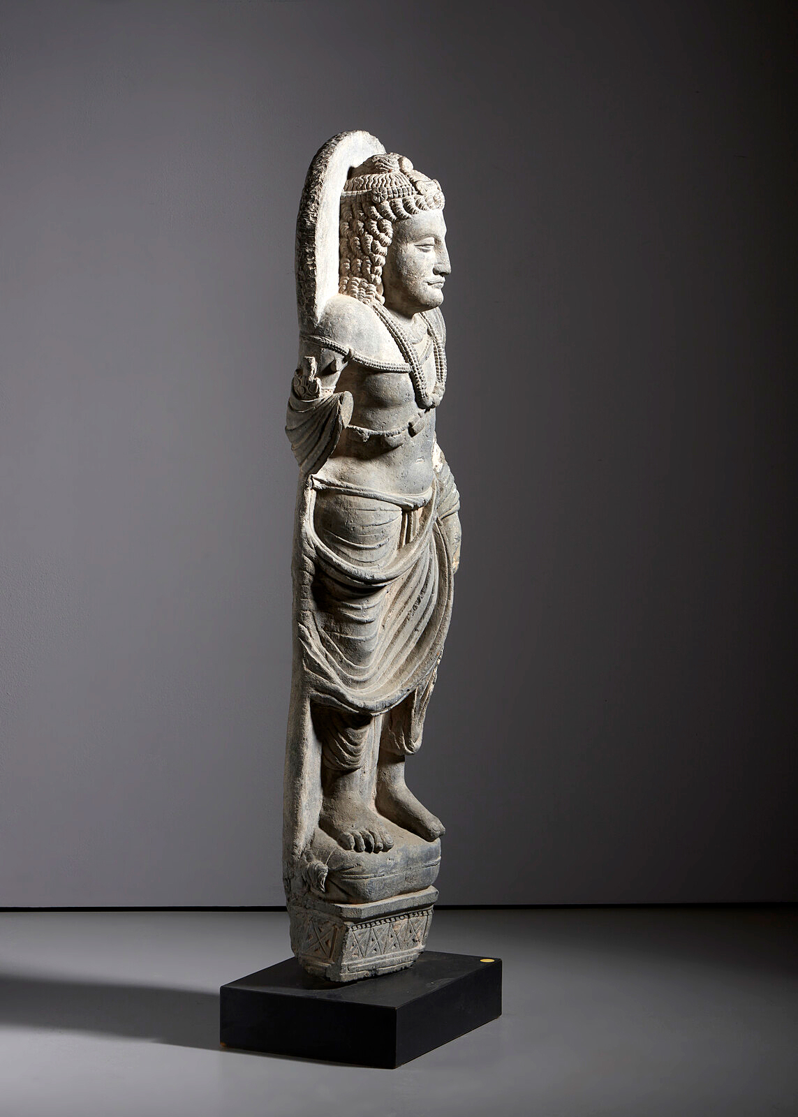 Grey Schist Bodhisattva Gandhara