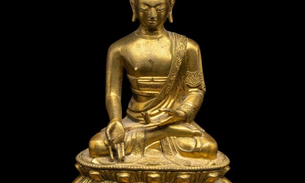 Gilt Bronze Buddha Shakyamuni