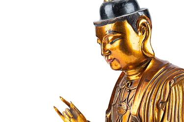 Gilt-Lacquered Wood Figure of a Bodhisattva