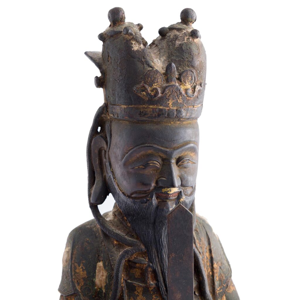 Gilt-Lacquer Taoist Deity