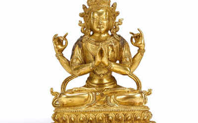 Imperial Gilt-Bronze Avalokitesvara